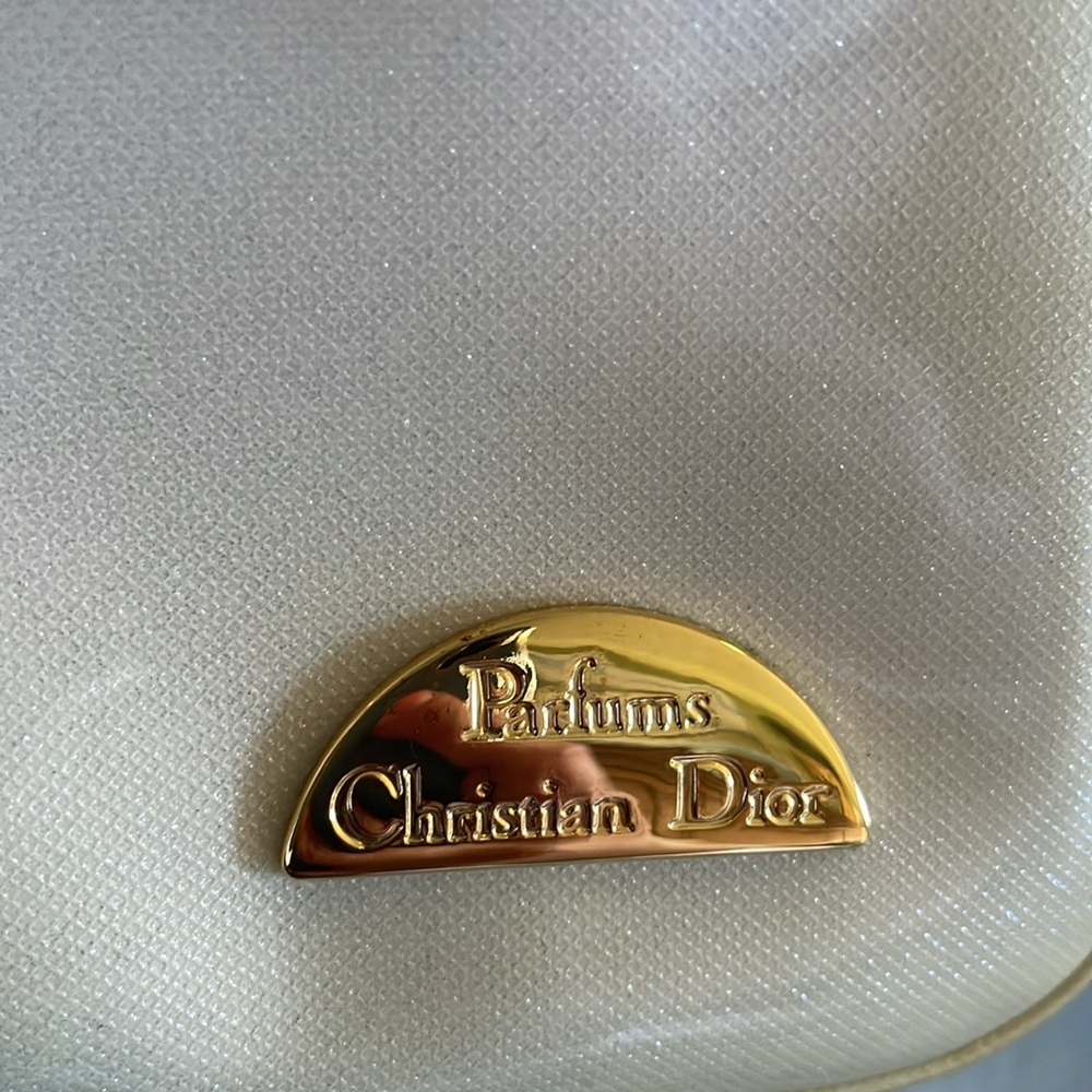 Vintage Christian Dior Parfums Cosmetic Pouch With Sling Insert - Picture 5 of 10